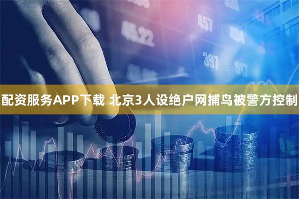 配资服务APP下载 北京3人设绝户网捕鸟被警方控制
